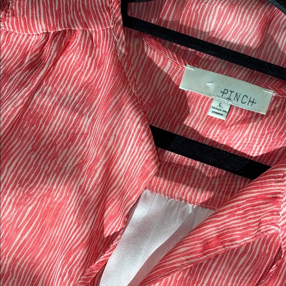 Pinch Red-Coral Ruffle Mini Dress - Picture 7 of 11